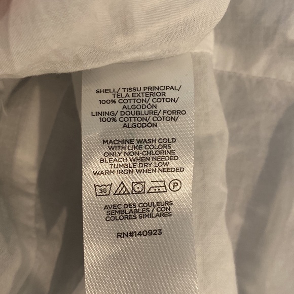 Ann Taylor Loft NWT midi dress long sleeve lightweight pinstripe seersucker - Picture 12 of 12